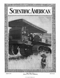 Scientific American August 1916 magazine back issue cover image