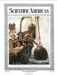 Scientific American October 1916 magazine back issue cover image