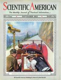 Scientific American September 1923 Magazine Back Copies Magizines Mags
