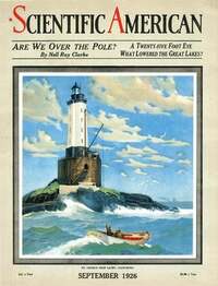 Scientific American September 1926 Magazine Back Copies Magizines Mags