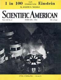 Scientific American February 1934 Magazine Back Copies Magizines Mags