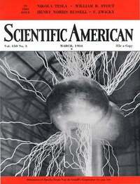 Scientific American March 1934 Magazine Back Copies Magizines Mags
