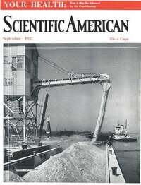 Scientific American September 1937 magazine back issue cover image