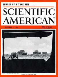 Scientific American October 1941 magazine back issue cover image