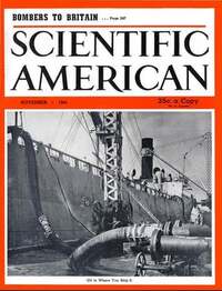 Scientific American November 1941 magazine back issue cover image