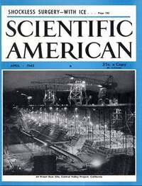 Scientific American April 1942 magazine back issue cover image