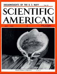 Scientific American May 1942 magazine back issue cover image