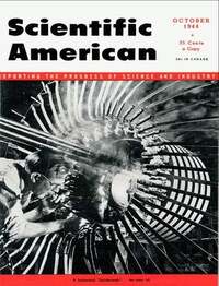 Scientific American October 1944 magazine back issue cover image