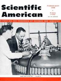Scientific American February 1946 Magazine Back Copies Magizines Mags
