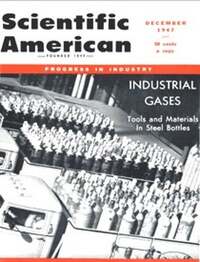 Scientific American December 1947 magazine back issue cover image