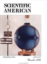 Scientific American December 1956 magazine back issue cover image