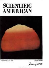 Scientific American January 1960 magazine back issue cover image