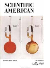 Scientific American May 1964 magazine back issue cover image