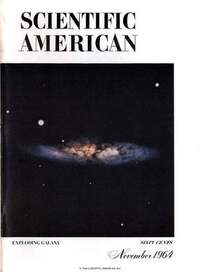 Scientific American November 1964 magazine back issue cover image