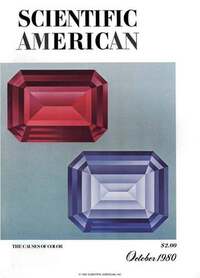 Scientific American October 1980 Magazine Back Copies Magizines Mags