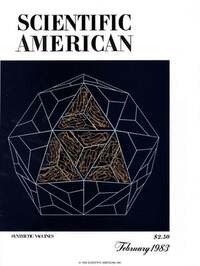 Scientific American February 1983 magazine back issue cover image