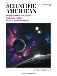 Scientific American October 1995 Magazine Back Copies Magizines Mags