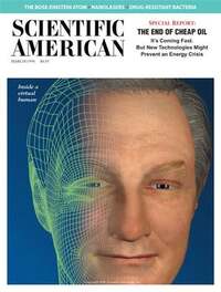 Scientific American March 1998 magazine back issue cover image