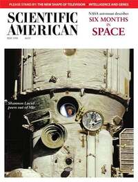 Scientific American May 1998 magazine back issue cover image