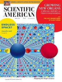 Scientific American April 1999 magazine back issue cover image