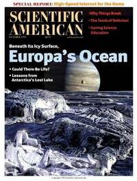 Scientific American October 1999 magazine back issue cover image