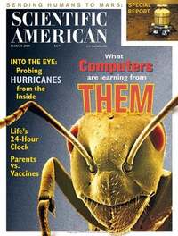 Scientific American March 2000 magazine back issue cover image