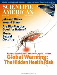 Scientific American August 2000 magazine back issue cover image