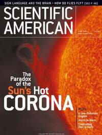 Scientific American June 2001 magazine back issue cover image