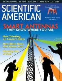 Scientific American July 2003 magazine back issue cover image