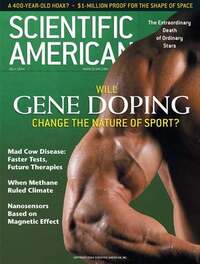 Scientific American July 2004 magazine back issue cover image
