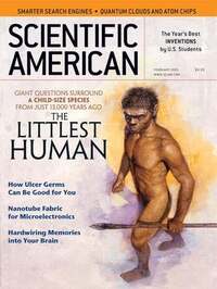 Scientific American February 2005 magazine back issue cover image