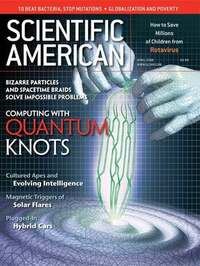 Scientific American April 2006 magazine back issue cover image
