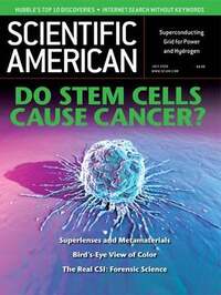 Scientific American July 2006 magazine back issue cover image