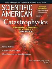 Scientific American October 2006 magazine back issue cover image
