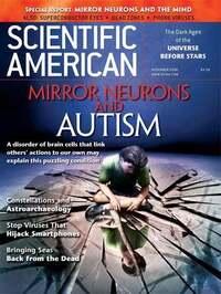 Scientific American November 2006 magazine back issue cover image
