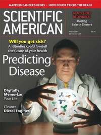 Scientific American March 2007 magazine back issue cover image