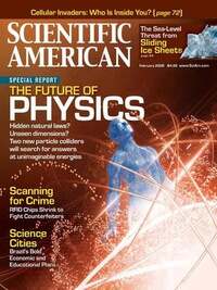 Scientific American February 2008 magazine back issue cover image