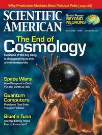 Scientific American March 2008 magazine back issue cover image