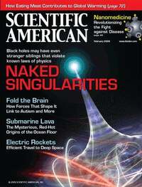 Scientific American February 2009 magazine back issue cover image