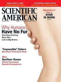 Scientific American February 2010 magazine back issue cover image