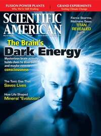 Scientific American March 2010 magazine back issue cover image