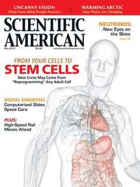 Scientific American May 2010 magazine back issue cover image