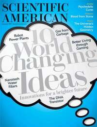 Scientific American December 2010 magazine back issue cover image