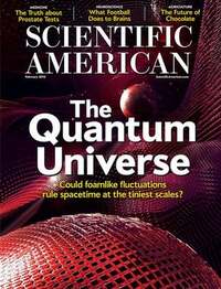 Scientific American February 2012 magazine back issue cover image