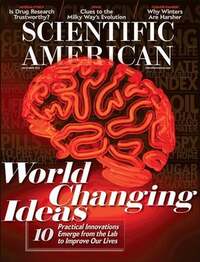 Scientific American December 2012 magazine back issue cover image