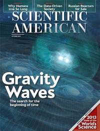 Scientific American October 2013 Magazine Back Copies Magizines Mags