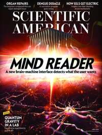 Scientific American April 2019 magazine back issue cover image