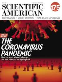 Scientific American June 2020 magazine back issue cover image