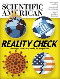 Scientific American February 2021 magazine back issue