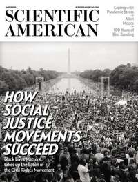 Scientific American March 2021 magazine back issue
